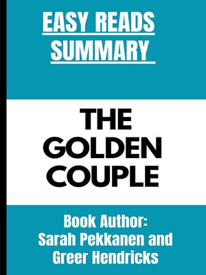 cover image of THE GOLDEN COUPLE   BY  Sarah Pekkanen and Greer Hendricks